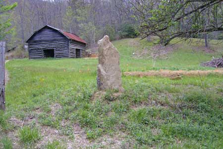 Old Chestnut Barn and Pasture next to Creek