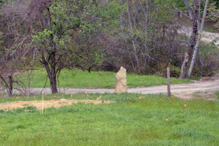 Old Chestnut Barn and Pasture next to Creek
